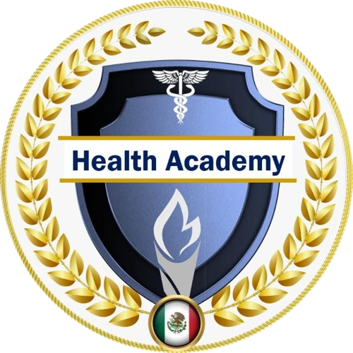 Logotipo institucional de Health Academy MX